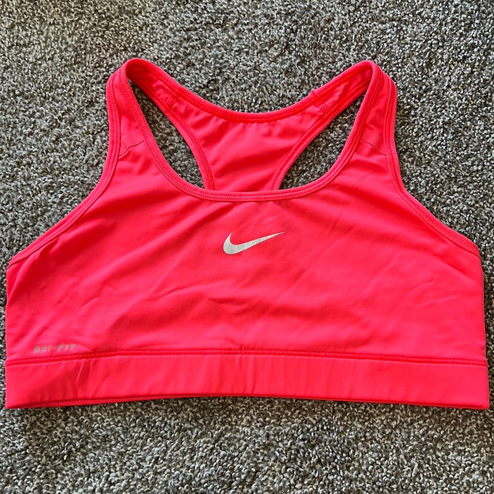 Nike Dri fit hot pink bra M